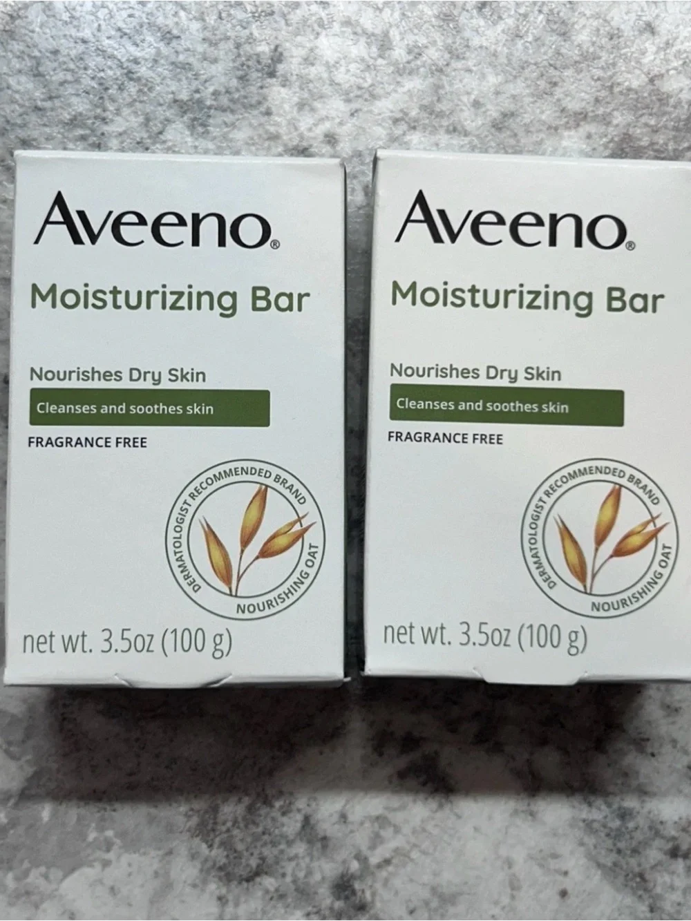 Aveeno Moisturizing Bar for Dry Skin - White, Fragrance Free